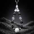 #117 Black and White Floral